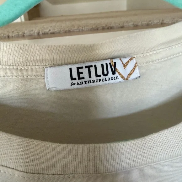 Anthropologie Cream Cowgirl Graphic Tee - Picture 3 of 3